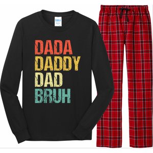 Dada Daddy Dad Bruh Long Sleeve Pajama Set