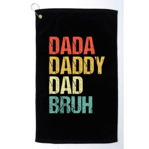 Dada Daddy Dad Bruh Platinum Collection Golf Towel