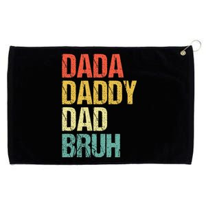 Dada Daddy Dad Bruh Grommeted Golf Towel