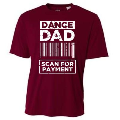 Dance Dad Distressed Scan For Payment Parents Adult Fun Cooling Performance Crew T-Shirt