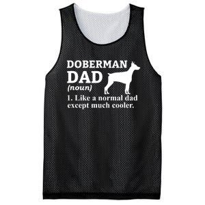 Doberman Dad Doberman Pinscher Dog Mesh Reversible Basketball Jersey Tank