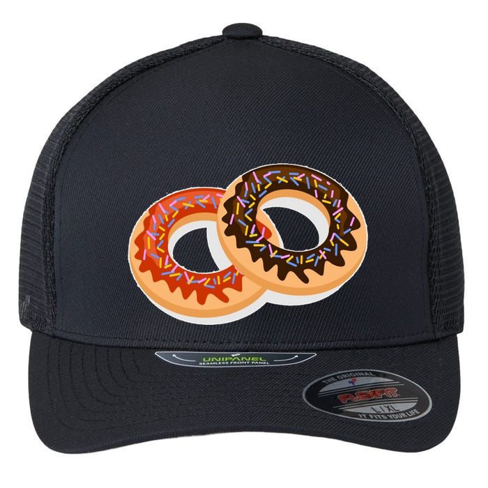 Dual Doughnuts Flexfit Unipanel Trucker Cap