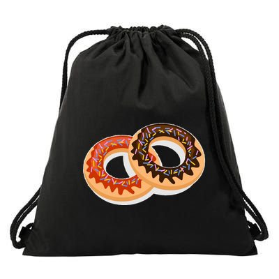 Dual Doughnuts Drawstring Bag
