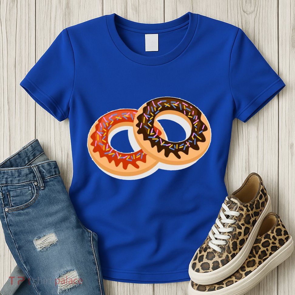 Dual Doughnuts Womens T-Shirt