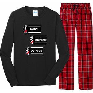 Deny Defend Depose Banzai Bill Long Sleeve Pajama Set