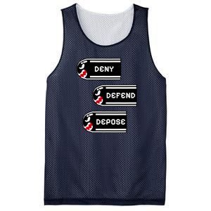 Deny Defend Depose Banzai Bill Mesh Reversible Basketball Jersey Tank