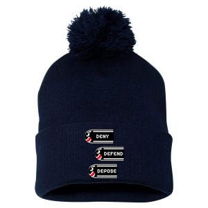 Deny Defend Depose Banzai Bill Pom Pom 12in Knit Beanie