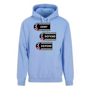 Deny Defend Depose Banzai Bill Unisex Surf Hoodie