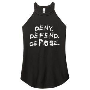 Deny Defend Depose Women's Perfect Tri Rocker Tank