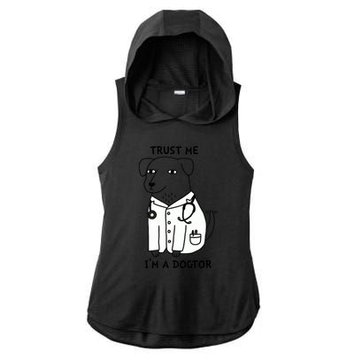 Dogtor Dog Doctor Ladies PosiCharge Tri-Blend Wicking Draft Hoodie Tank