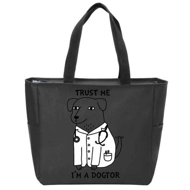 Dogtor Dog Doctor Zip Tote Bag