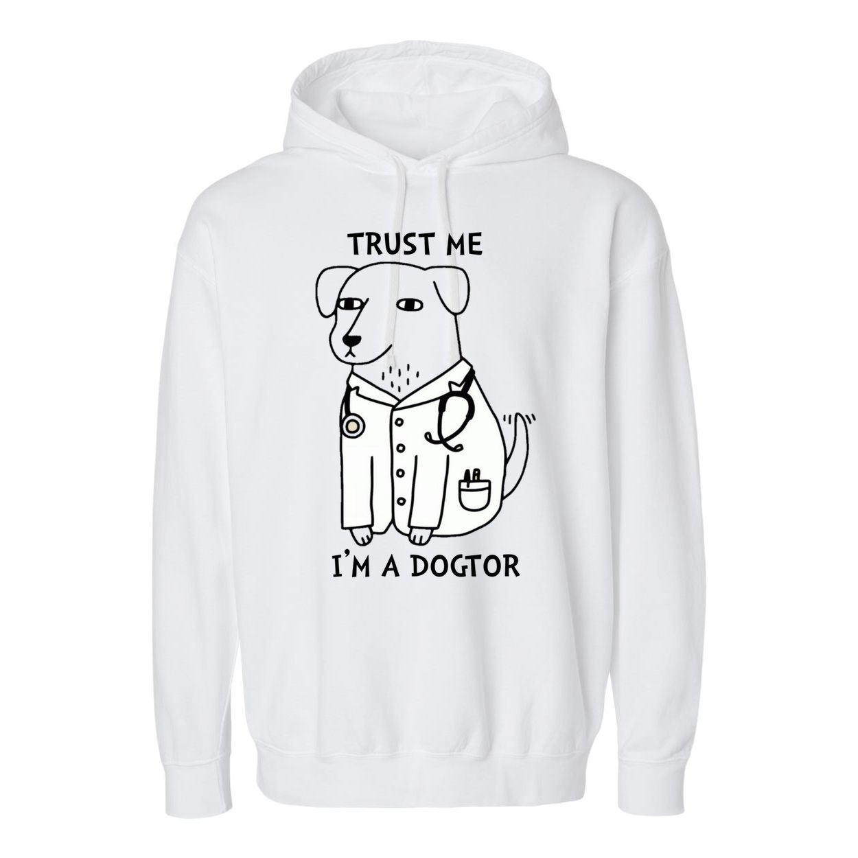 Dogtor Dog Doctor Garment-Dyed Fleece Hoodie