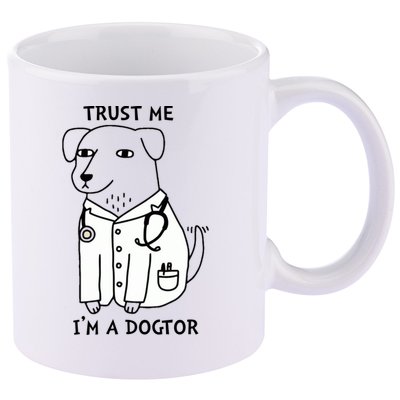 Dogtor Dog Doctor 11oz C Handle Ceramic Mug