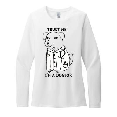 Dogtor Dog Doctor Womens CVC Long Sleeve Shirt