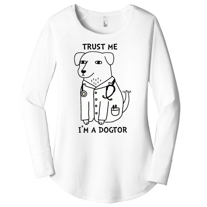 Dogtor Dog Doctor Women's Perfect Tri Tunic Long Sleeve Shirt