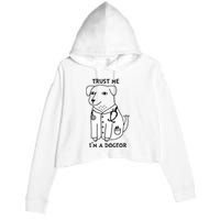 Dogtor Dog Doctor Crop Fleece Hoodie