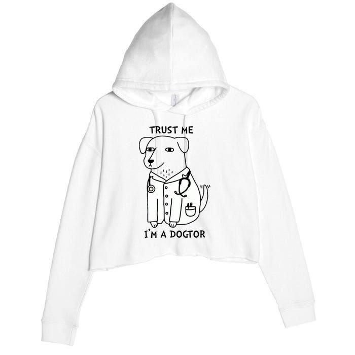 Dogtor Dog Doctor Crop Fleece Hoodie