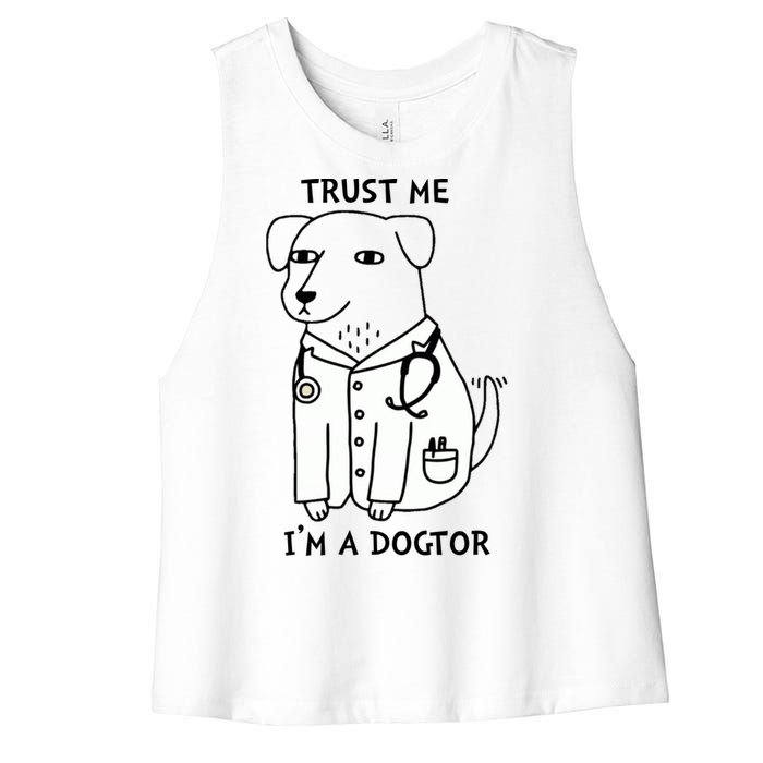 Dogtor Dog Doctor Women's Racerback Cropped Tank