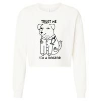 Dogtor Dog Doctor Cropped Pullover Crew