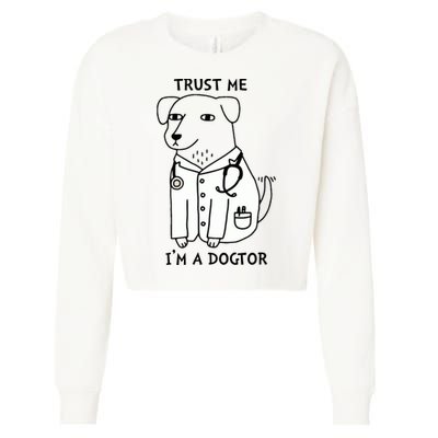 Dogtor Dog Doctor Cropped Pullover Crew