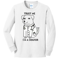 Dogtor Dog Doctor Kids Long Sleeve Shirt