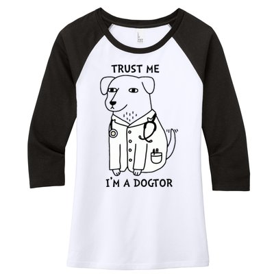 Dogtor Dog Doctor Women's Tri-Blend 3/4-Sleeve Raglan Shirt