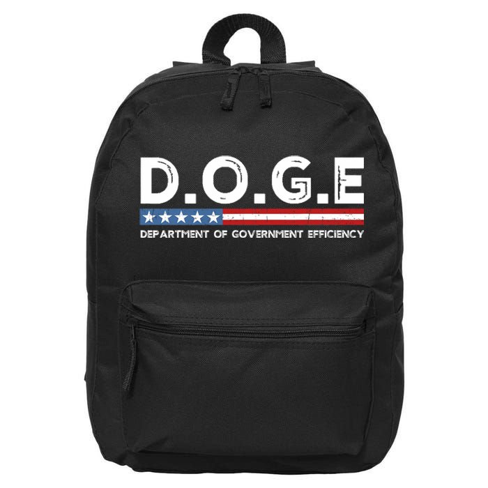 Doge D.O.G.E. Department Of Government Efficiency 16 in Basic Backpack