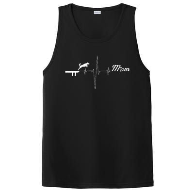 Dock Diving Dog Mom Heartbeat PosiCharge Competitor Tank