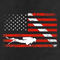 Diver Down Dive Flag Scuba Diving American Flag Hat
