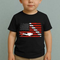Diver Down Dive Flag Scuba Diving American Flag Toddler T-Shirt