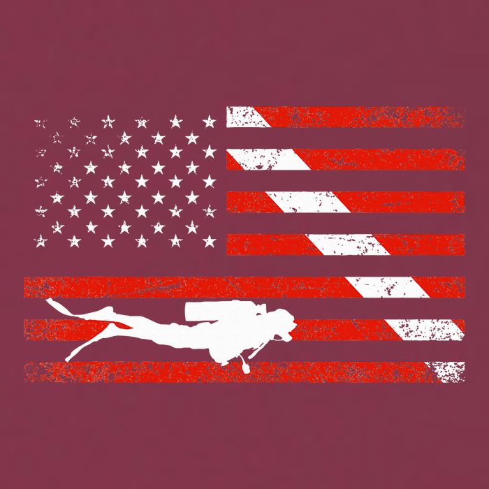 Diver Down Dive Flag Scuba Diving American Flag 16oz Travel Tumbler