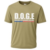 Doge D.O.G.E. Department Of Government Efficiency Cooling Performance Crew T-Shirt