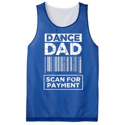 Dance Dad Distressed Scan For Payment Parents Mesh Reversible Basketball Jersey Tank