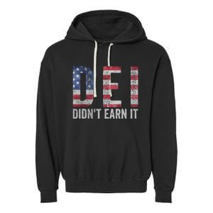 Dei Dei DidnT Earn It Joke Funny Quote Garment-Dyed Fleece Hoodie