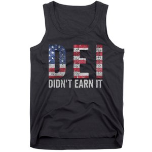 Dei Dei DidnT Earn It Joke Funny Quote Tank Top