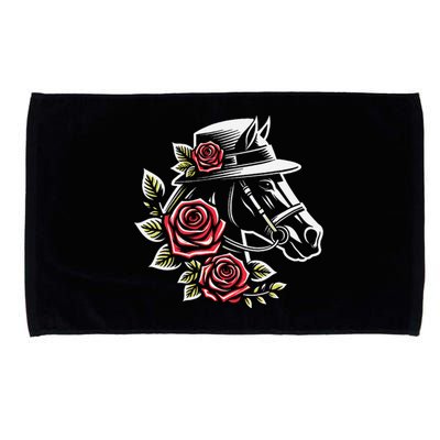 Derby Day Ddress 2024 Funny Hat Horse Racing Derby Microfiber Hand Towel