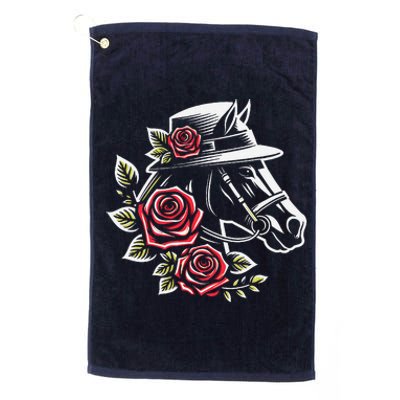 Derby Day Ddress 2024 Funny Hat Horse Racing Derby Platinum Collection Golf Towel