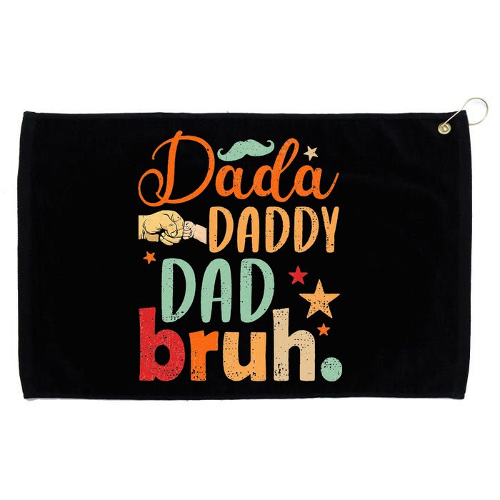 Dada Daddy Dad Bruh Grommeted Golf Towel