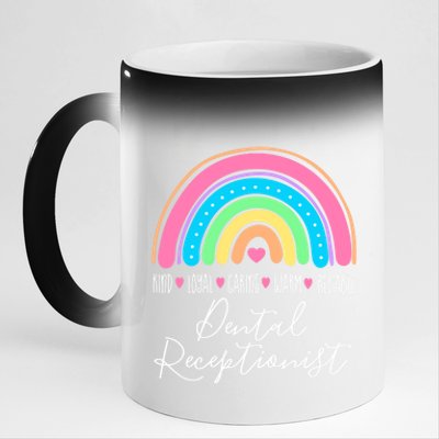 Dentistry Dentist Dental Receptionist Dental Squad Hygienist Funny Gift 11oz Black Color Changing Mug