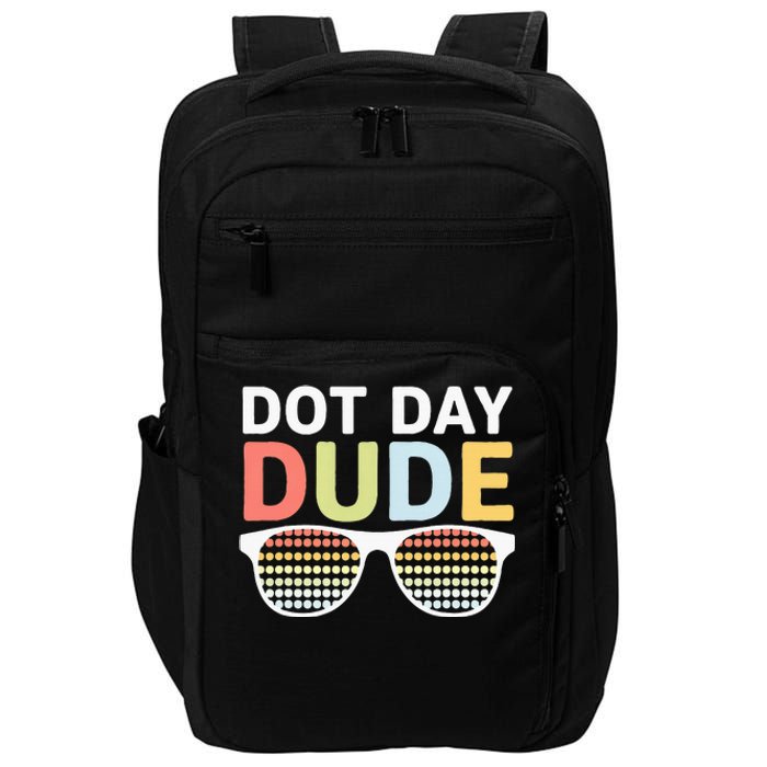 Dot Day Dotted Dude Glasses Impact Tech Backpack