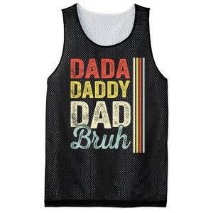 Dada Daddy Dad Bruh Mesh Reversible Basketball Jersey Tank