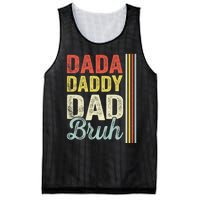 Dada Daddy Dad Bruh Mesh Reversible Basketball Jersey Tank