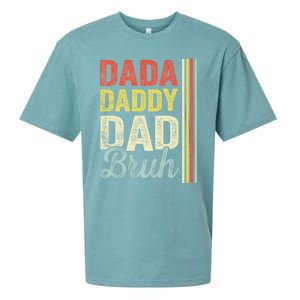 Dada Daddy Dad Bruh Sueded Cloud Jersey T-Shirt