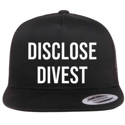 Disclose Divest Flat Bill Trucker Hat