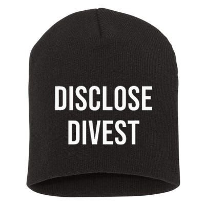 Disclose Divest Short Acrylic Beanie