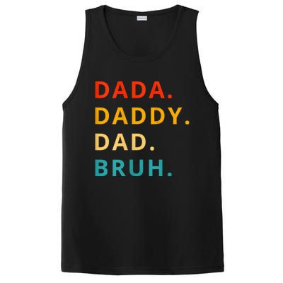 Dada Daddy Dad Bruh Funny Phrase For FatherS Day PosiCharge Competitor Tank