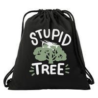 Drone Drones Drone Pilot Fpv Stupid Tree Drawstring Bag