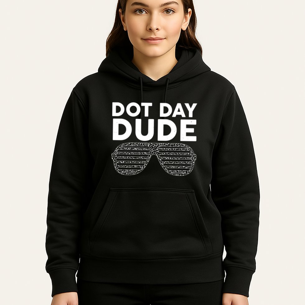 Dot Day Dude Shutter Shades Sunglasses Hoodie