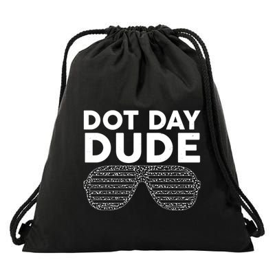 Dot Day Dude Shutter Shades Sunglasses Drawstring Bag