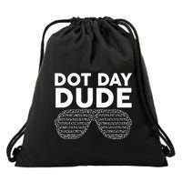 Dot Day Dude Shutter Shades Sunglasses Drawstring Bag